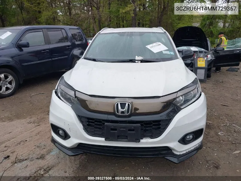 2021 Honda Hr-V Awd Sport VIN: 3CZRU6H14MM729367 Lot: 39327508