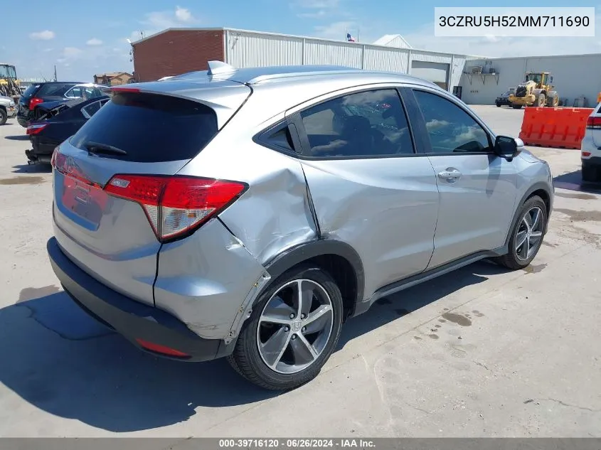 3CZRU5H52MM711690 2021 Honda Hr-V 2Wd Ex