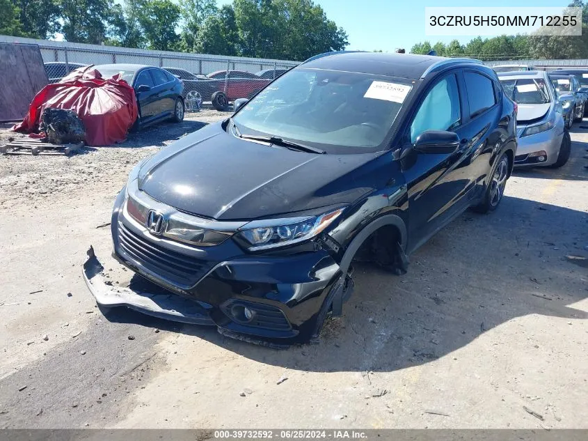 2021 Honda Hr-V 2Wd Ex VIN: 3CZRU5H50MM712255 Lot: 39732592