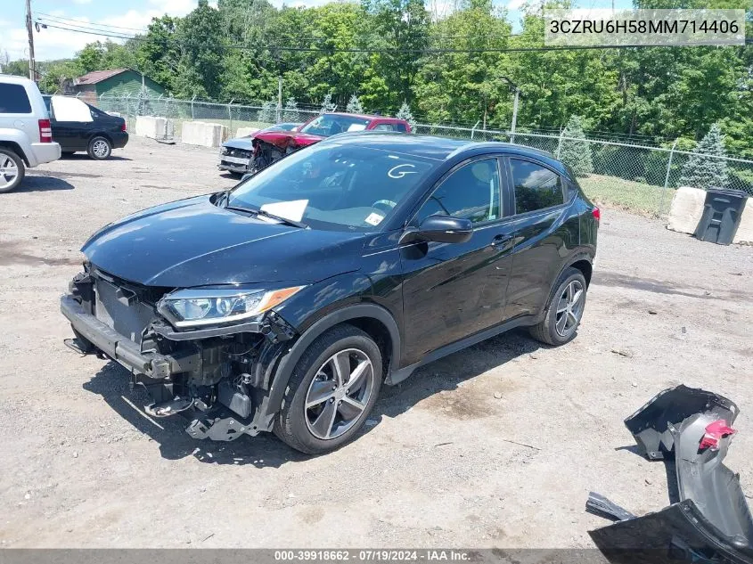 3CZRU6H58MM714406 2021 Honda Hr-V Awd Ex