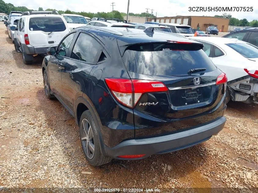 2021 Honda Hr-V 2Wd Ex VIN: 3CZRU5H50MM707525 Lot: 39925570