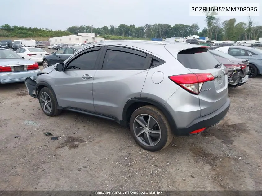 3CZRU6H52MM708035 2021 Honda Hr-V Awd Ex