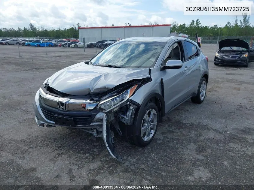 3CZRU6H35MM723725 2021 Honda Hr-V Awd Lx