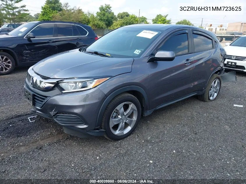 3CZRU6H31MM723625 2021 Honda Hr-V Awd Lx