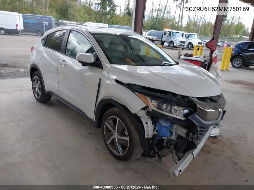 2021 Honda Hr-V Awd Ex VIN: 3CZRU6H52MM750169 Lot: 40080933