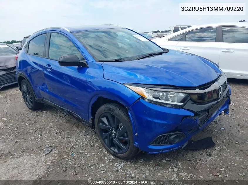 2021 Honda Hr-V Sport VIN: 3CZRU5H13MM709220 Lot: 40095519