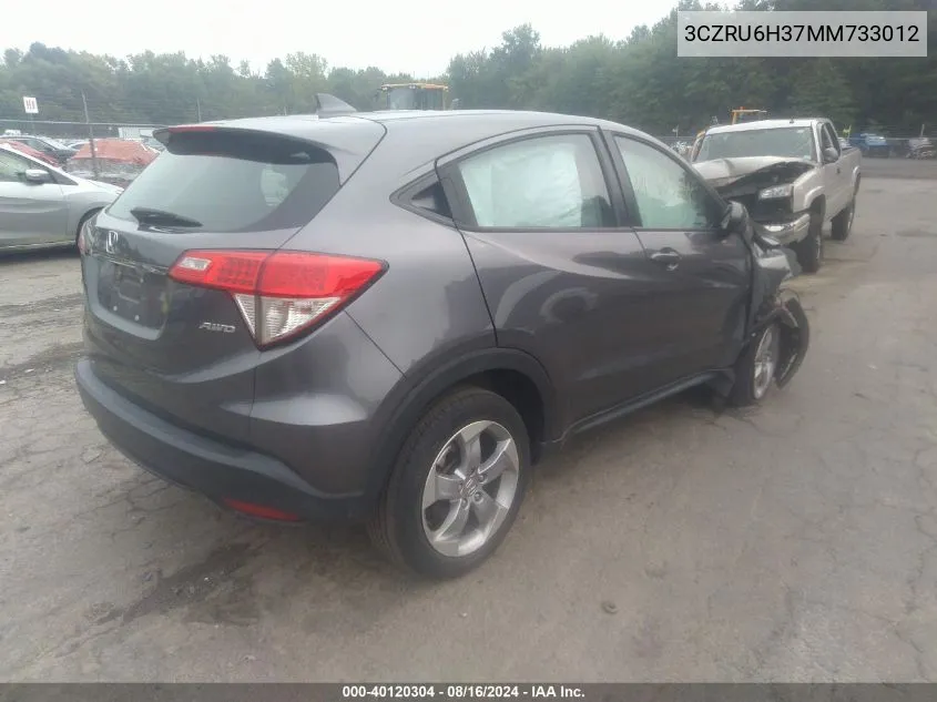 3CZRU6H37MM733012 2021 Honda Hr-V Awd Lx