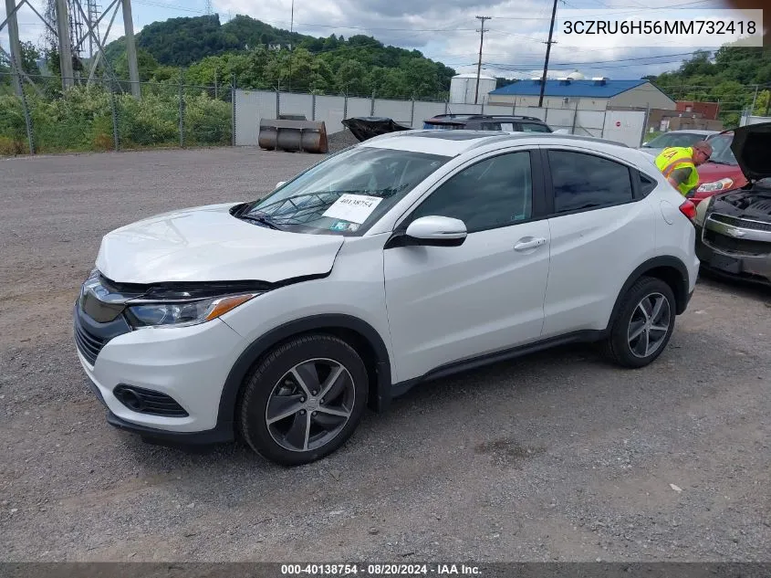 3CZRU6H56MM732418 2021 Honda Hr-V Awd Ex