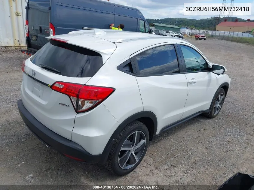 3CZRU6H56MM732418 2021 Honda Hr-V Awd Ex