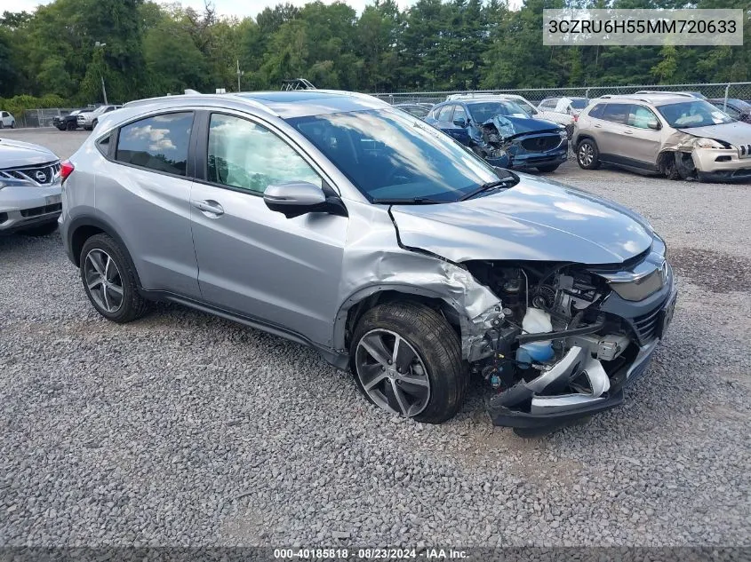 3CZRU6H55MM720633 2021 Honda Hr-V Awd Ex