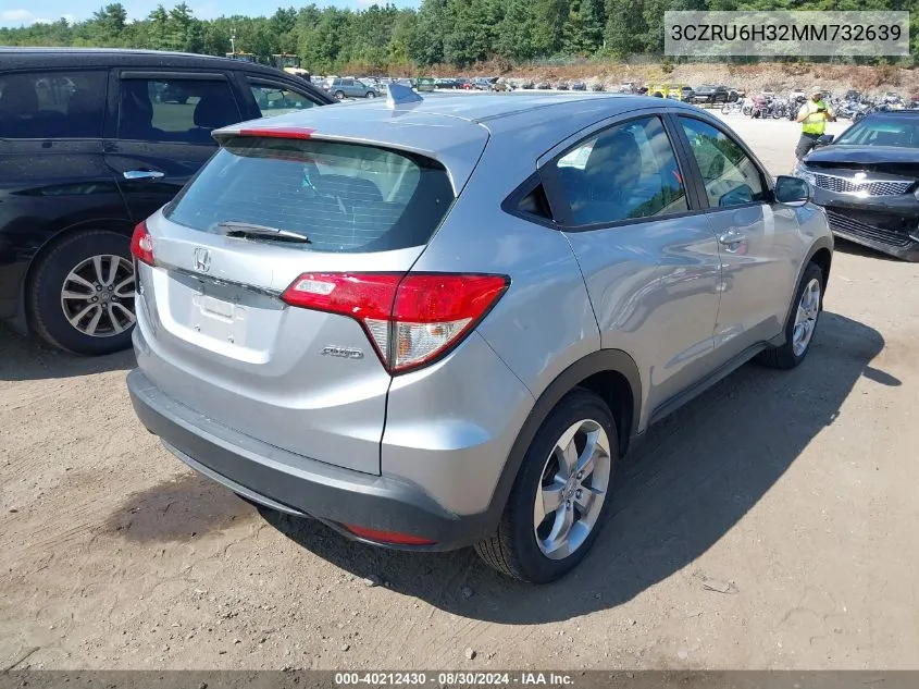 3CZRU6H32MM732639 2021 Honda Hr-V Awd Lx