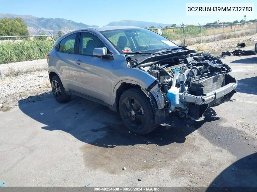 2021 Honda Hr-V Awd Lx VIN: 3CZRU6H39MM732783 Lot: 40224698