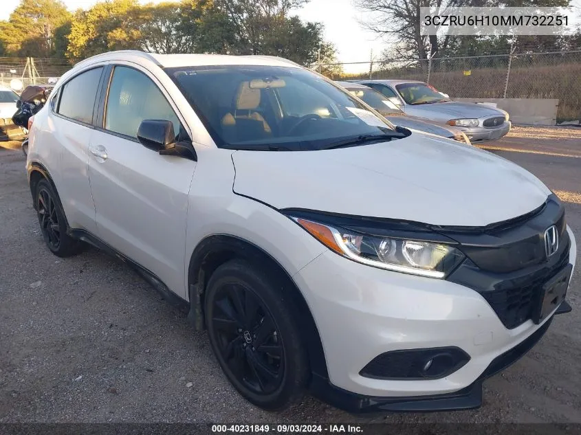 2021 Honda Hr-V Awd Sport VIN: 3CZRU6H10MM732251 Lot: 40231849