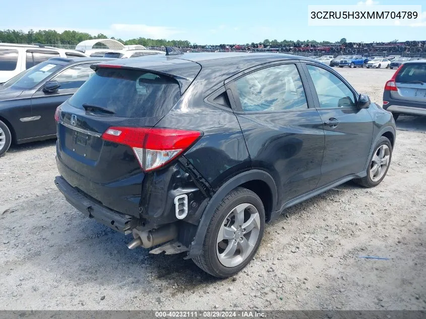 2021 Honda Hr-V 2Wd Lx VIN: 3CZRU5H3XMM704789 Lot: 40232111