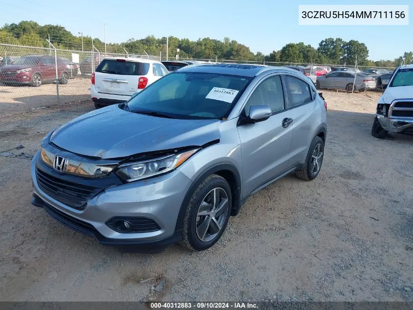 3CZRU5H54MM711156 2021 Honda Hr-V Ex