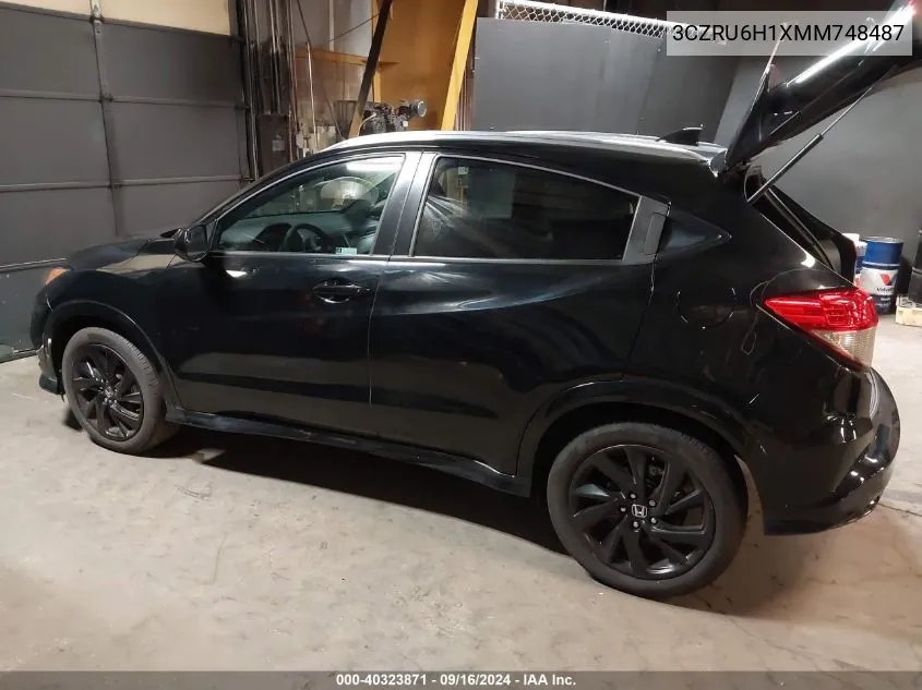 2021 Honda Hr-V Awd Sport VIN: 3CZRU6H1XMM748487 Lot: 40323871