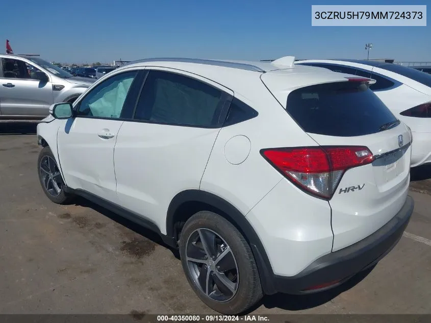 2021 Honda Hr-V 2Wd Ex-L VIN: 3CZRU5H79MM724373 Lot: 40350080