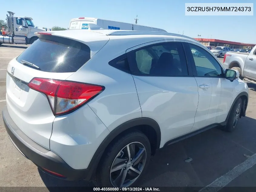 2021 Honda Hr-V 2Wd Ex-L VIN: 3CZRU5H79MM724373 Lot: 40350080