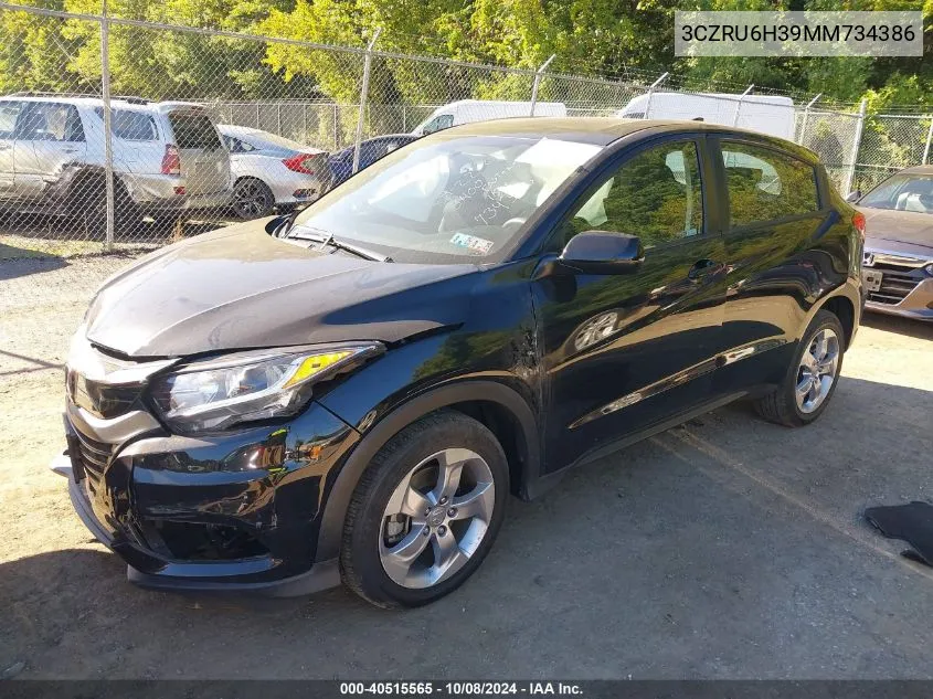 3CZRU6H39MM734386 2021 Honda Hr-V Lx