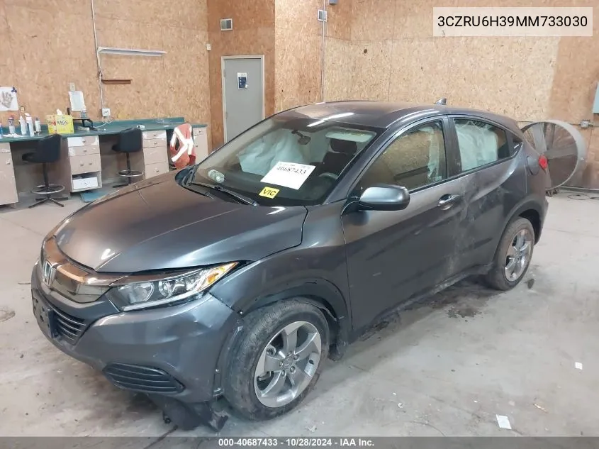 2021 Honda Hr-V Lx VIN: 3CZRU6H39MM733030 Lot: 40687433