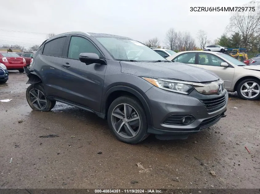 2021 Honda Hr-V Awd Ex VIN: 3CZRU6H54MM729775 Lot: 40834351