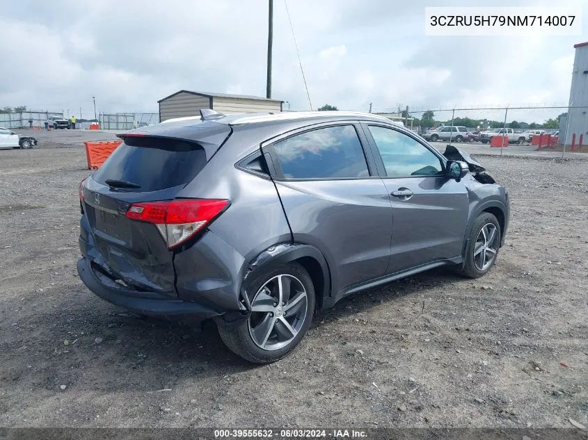 2022 Honda Hr-V 2Wd Ex-L VIN: 3CZRU5H79NM714007 Lot: 39555632