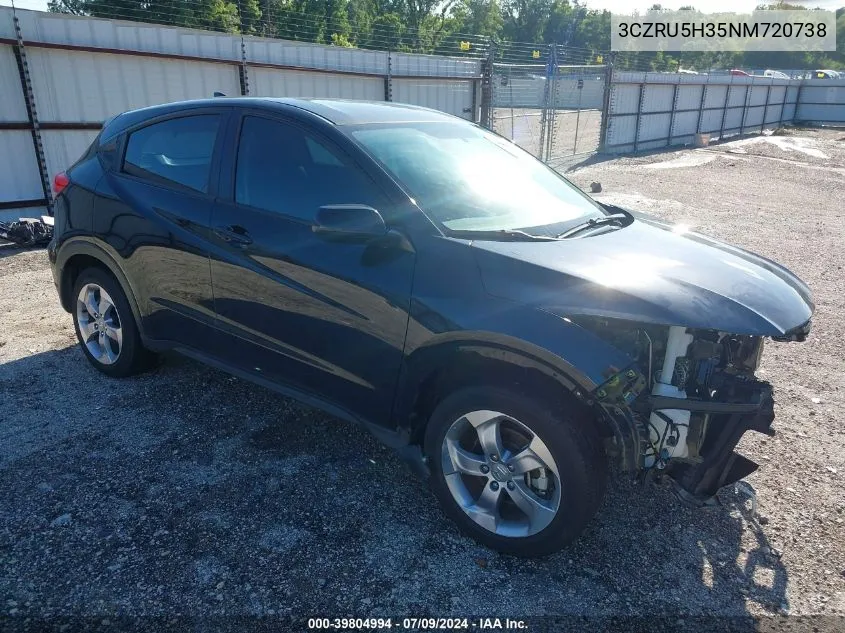 3CZRU5H35NM720738 2022 Honda Hr-V 2Wd Lx