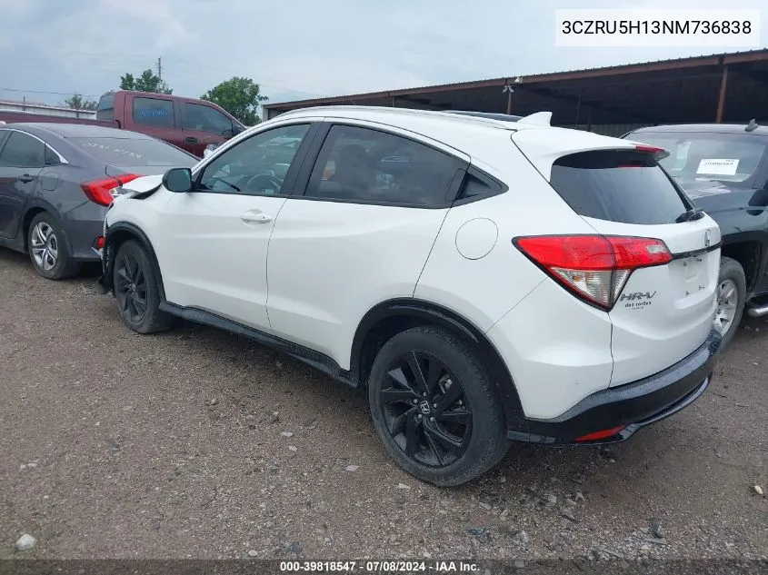 3CZRU5H13NM736838 2022 Honda Hr-V 2Wd Sport