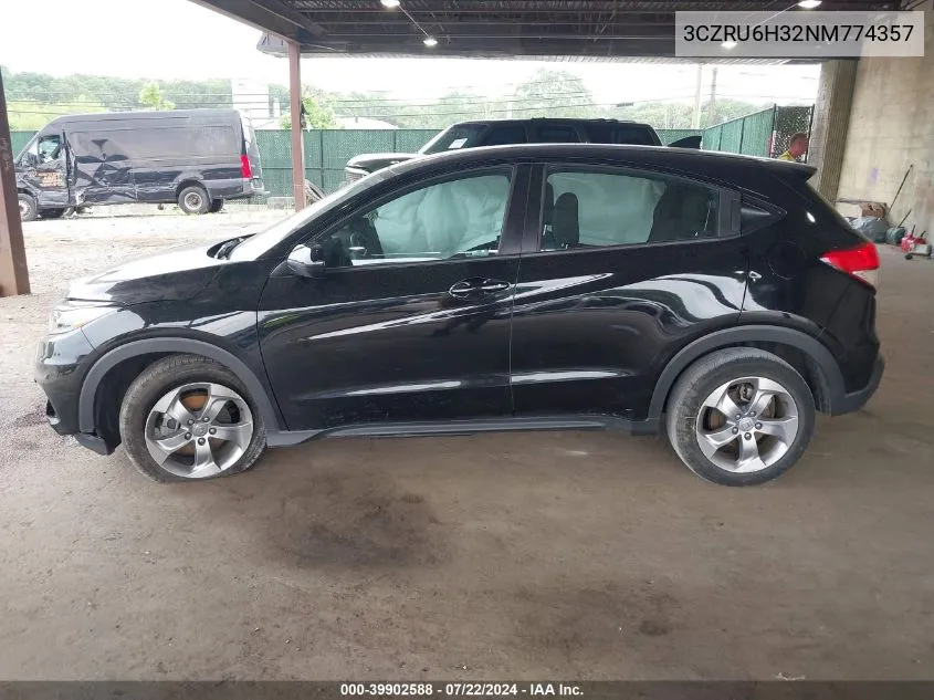 3CZRU6H32NM774357 2022 Honda Hr-V Awd Lx