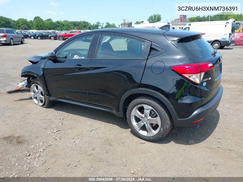 3CZRU6H3XNM736391 2022 Honda Hr-V Awd Lx