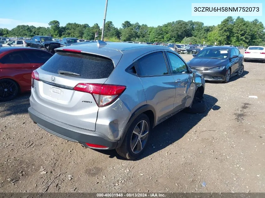 3CZRU6H58NM752073 2022 Honda Hr-V Awd Ex