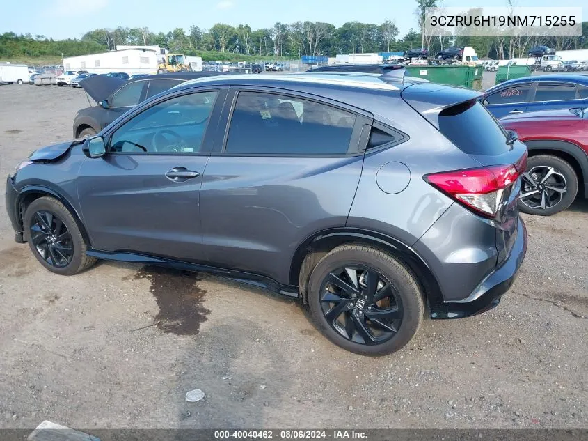 3CZRU6H19NM715255 2022 Honda Hr-V Awd Sport