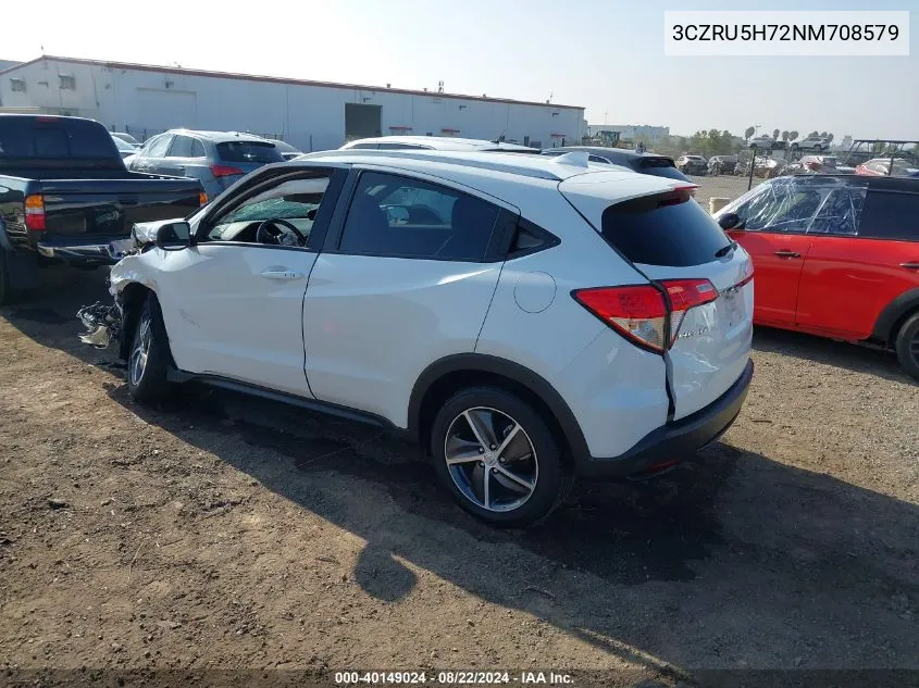 3CZRU5H72NM708579 2022 Honda Hr-V 2Wd Ex-L