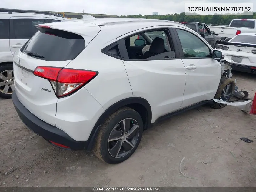 3CZRU6H5XNM707152 2022 Honda Hr-V Awd Ex