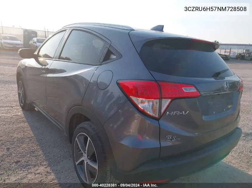 2022 Honda Hr-V Ex VIN: 3CZRU6H57NM728508 Lot: 40228381