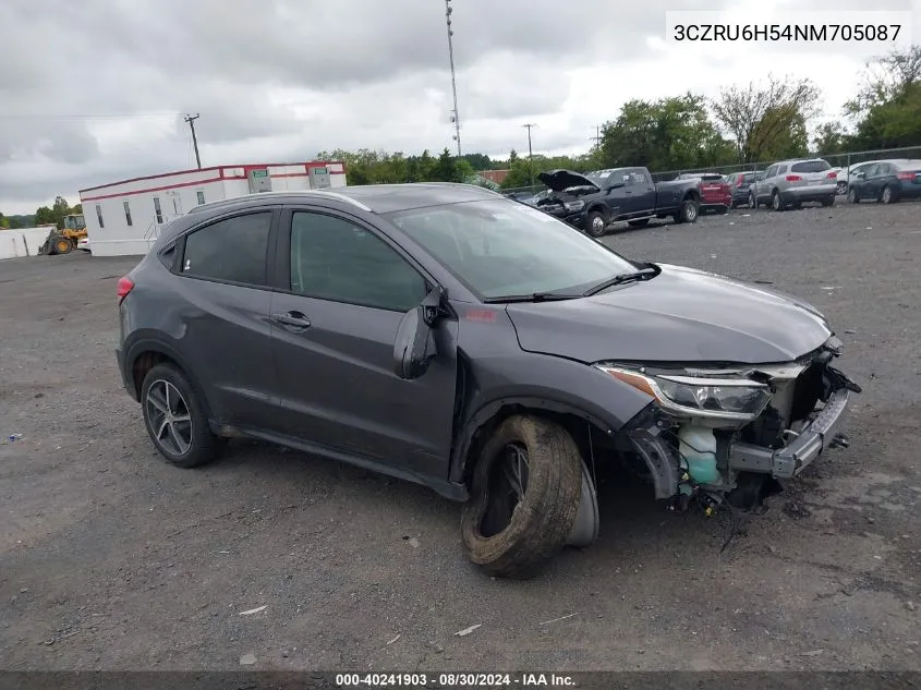 2022 Honda Hr-V Awd Ex VIN: 3CZRU6H54NM705087 Lot: 40241903