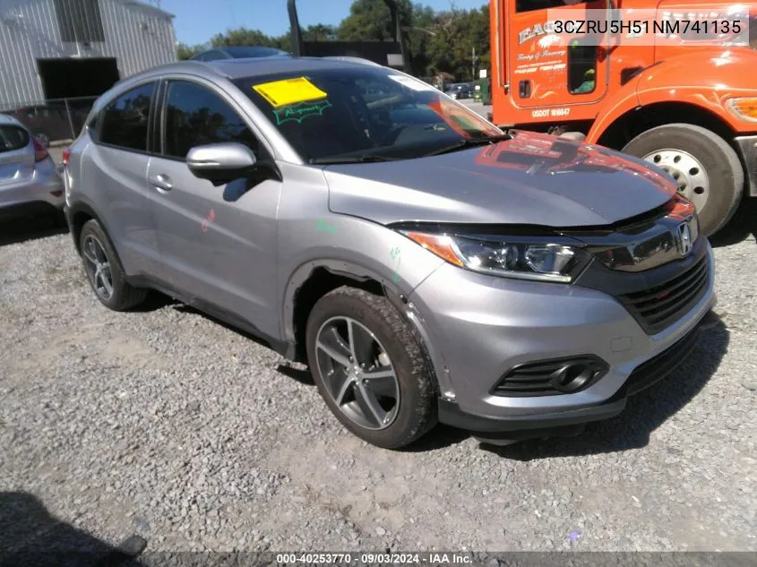 3CZRU5H51NM741135 2022 Honda Hr-V 2Wd Ex