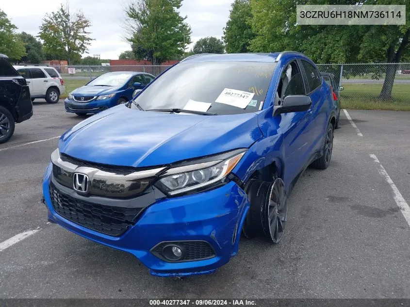 3CZRU6H18NM736114 2022 Honda Hr-V Awd Sport