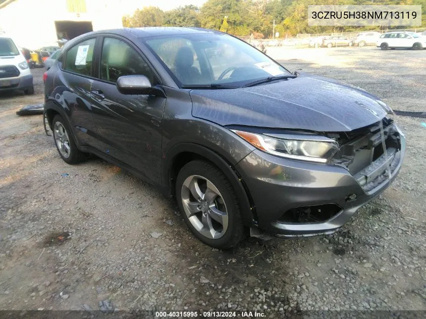 3CZRU5H38NM713119 2022 Honda Hr-V Lx