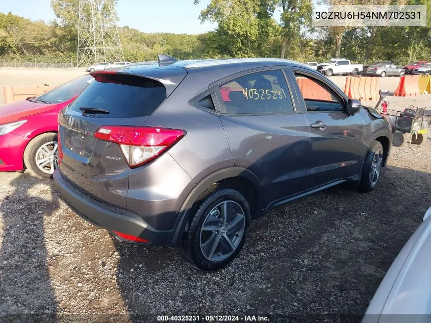 3CZRU6H54NM702531 2022 Honda Hr-V Ex