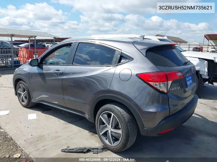 2022 Honda Hr-V 2Wd Ex VIN: 3CZRU5H52NM735621 Lot: 40325695