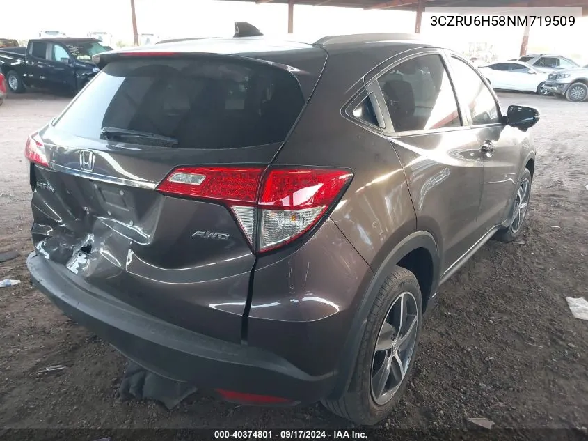 2022 Honda Hr-V Awd Ex VIN: 3CZRU6H58NM719509 Lot: 40374801