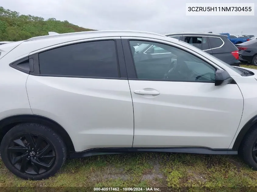 2022 Honda Hr-V Sport VIN: 3CZRU5H11NM730455 Lot: 40517462