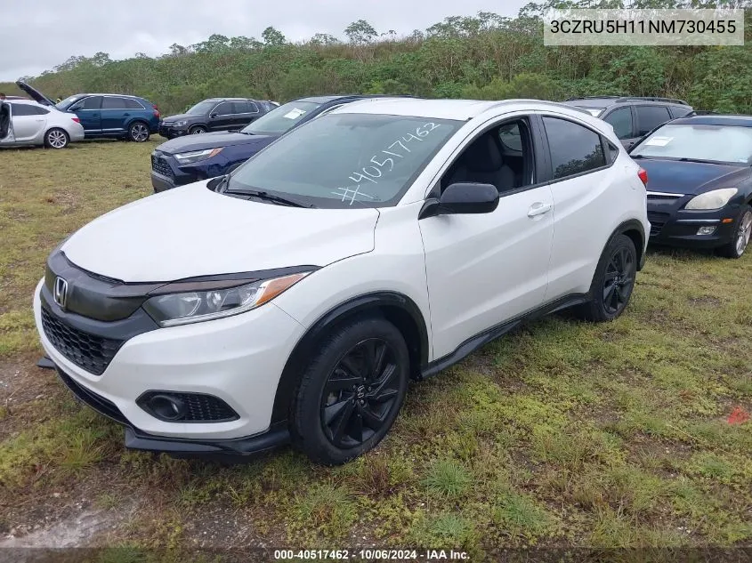 2022 Honda Hr-V Sport VIN: 3CZRU5H11NM730455 Lot: 40517462