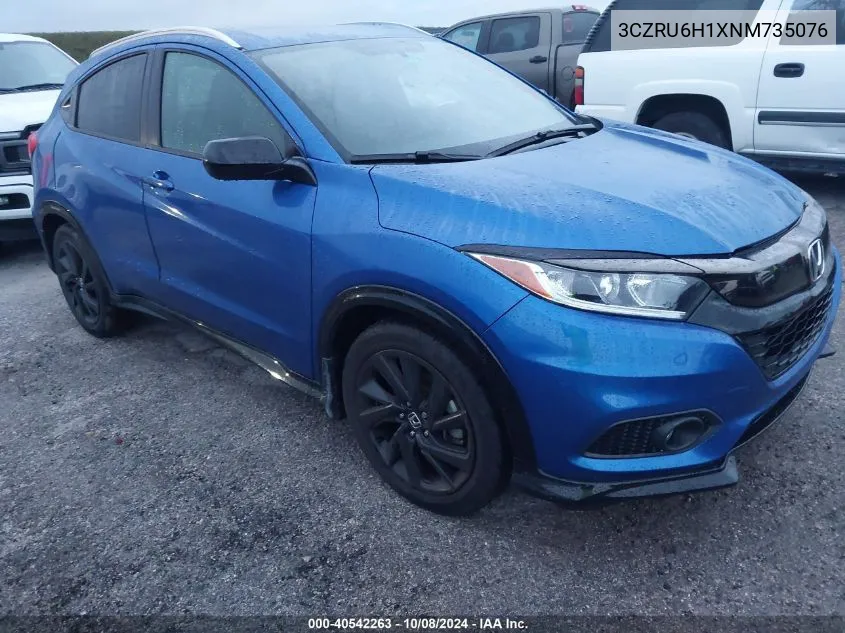 2022 Honda Hr-V Sport VIN: 3CZRU6H1XNM735076 Lot: 40542263