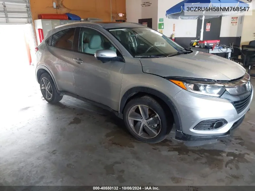 2022 Honda Hr-V Awd Ex VIN: 3CZRU6H58NM768547 Lot: 40550132