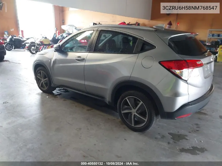 2022 Honda Hr-V Awd Ex VIN: 3CZRU6H58NM768547 Lot: 40550132