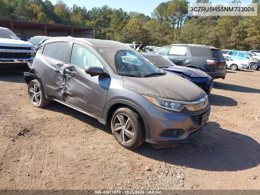 2022 Honda Hr-V 2Wd Ex VIN: 3CZRU5H55NM733006 Lot: 40671078