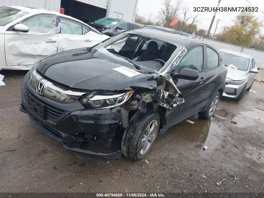 3CZRU6H38NM724532 2022 Honda Hr-V Awd Lx