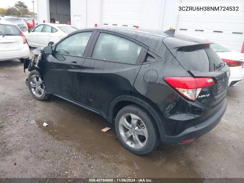 3CZRU6H38NM724532 2022 Honda Hr-V Awd Lx